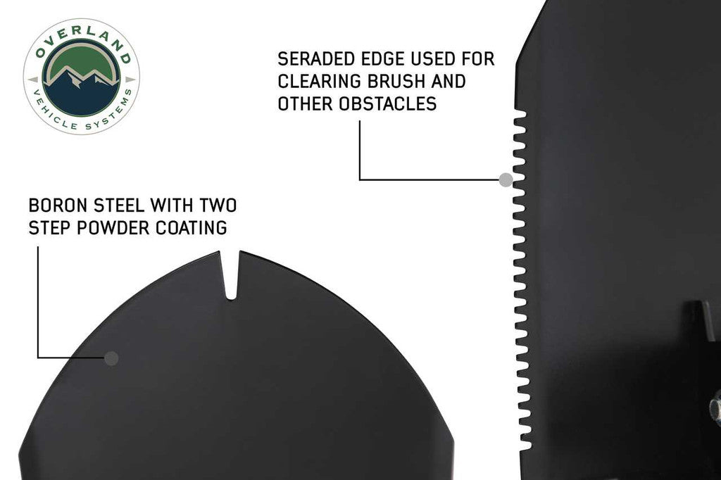 OVERLAND VEHICLE SYSTEMS | Multi Functional Military Style Utility Shovel With Nylon Carrying Case (19049901)