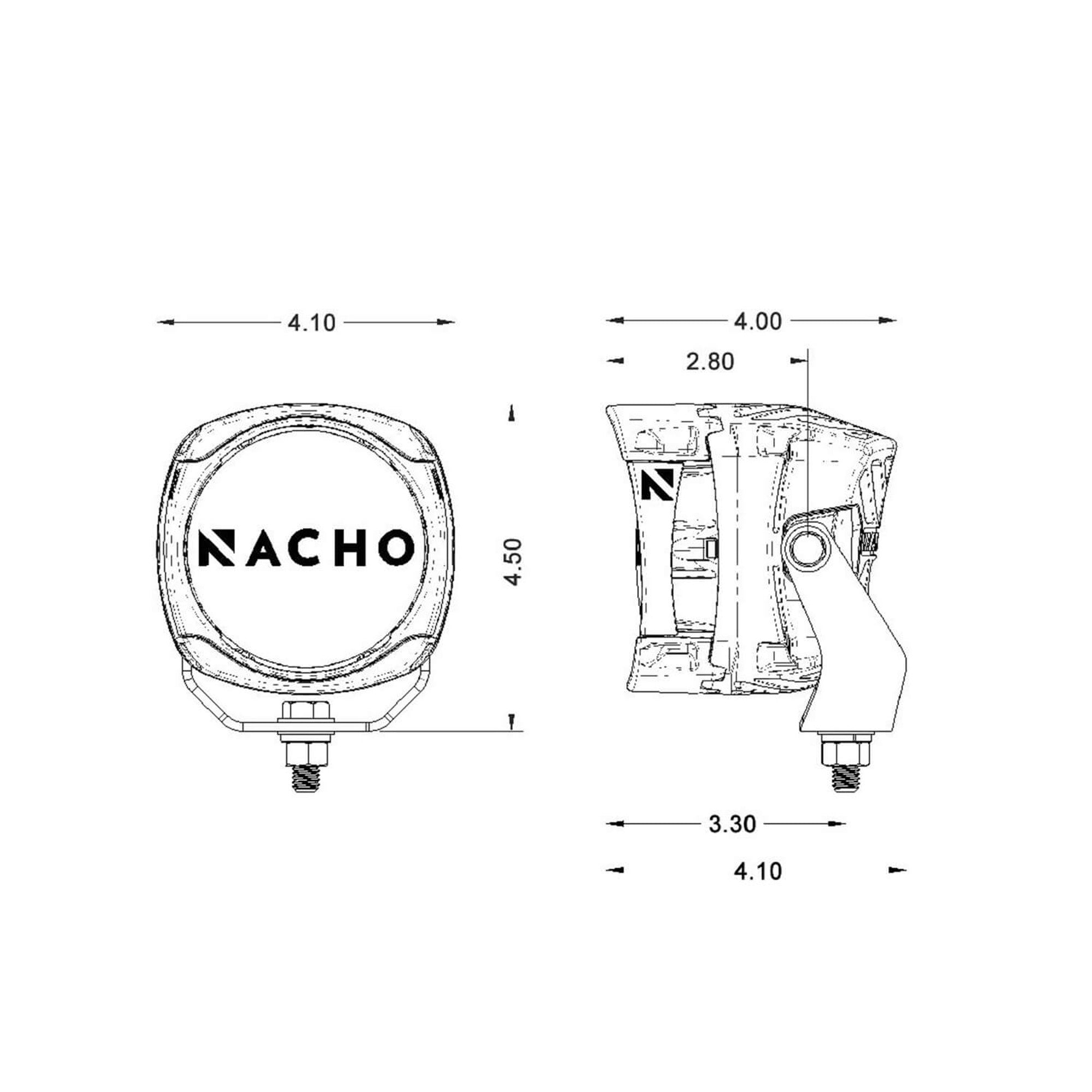 ARB 4X4 | Nacho Quatro SAE LED Auxiliary Combo White Set (PM461)