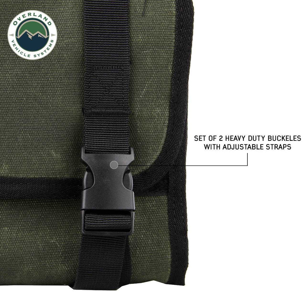 OVERLAND VEHICLE SYSTEMS | Rolled Bag First Aid #16 Waxed Canvas Universal (21109941)