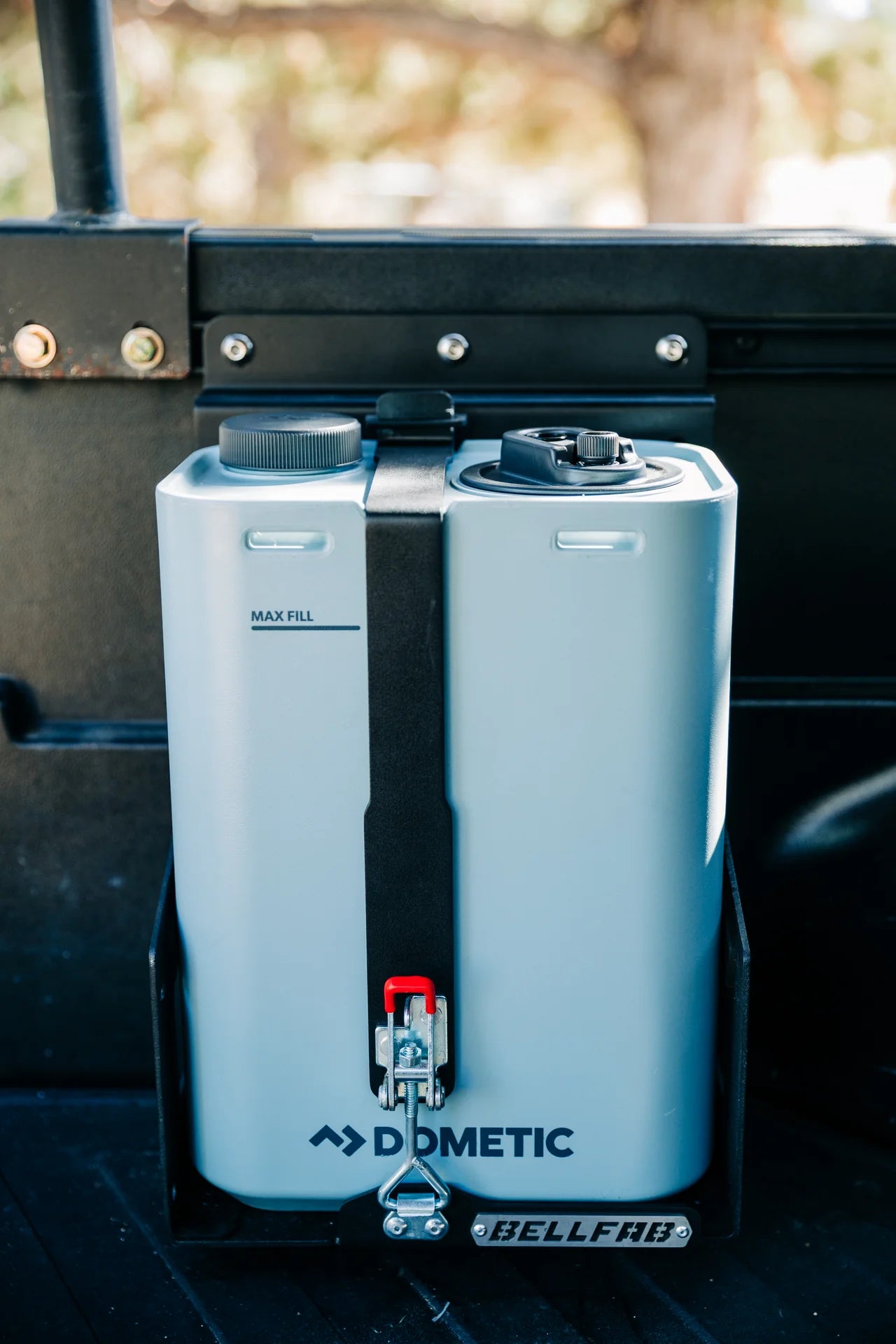 BELLFAB | Dometic Go Water Jug Mount Without SideChick Storage Caddy