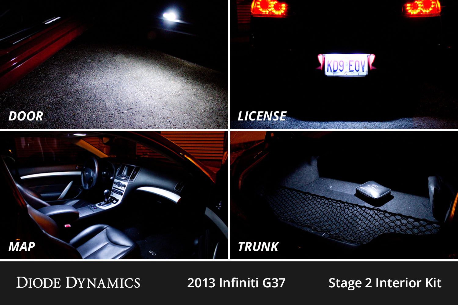 DIODE DYNAMICS | Infiniti G37 Coupe 2008-2013 Interior LED Conversion Kit