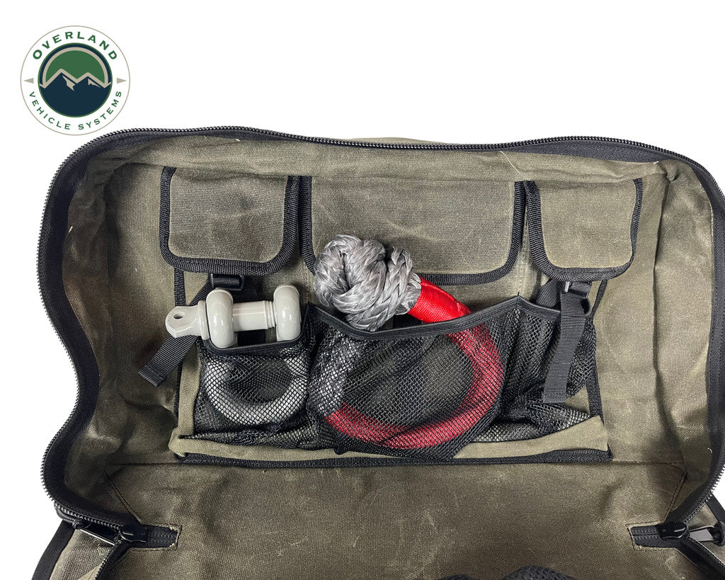 OVERLAND VEHICLE SYSTEMS | Large Recovery Bag With Handle And Straps #16 Waxed Canvas (21179941)
