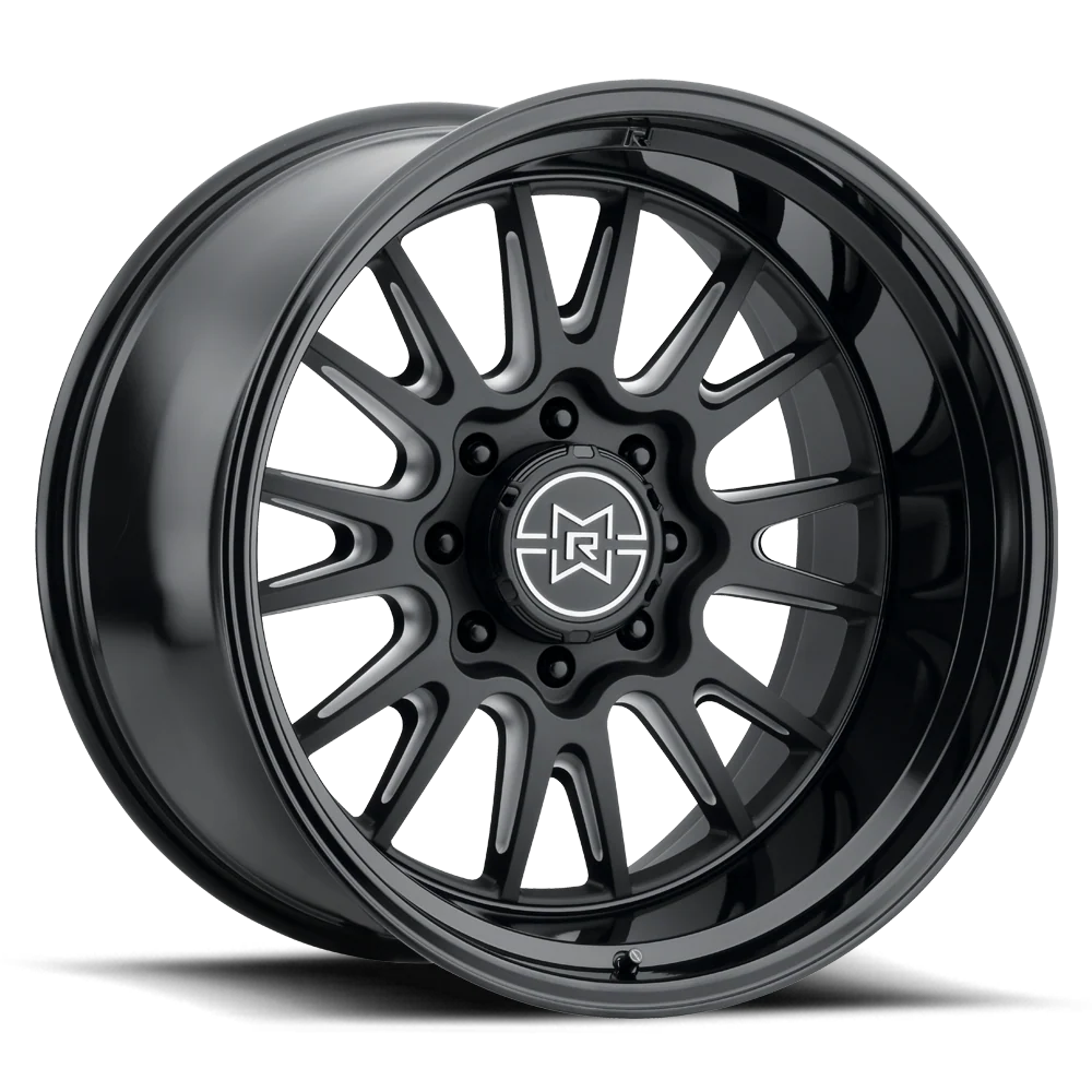METHOD RACE WHEELS | 802 Markdown Double Black Milled Single Raised Wheel (MR80229016512N)