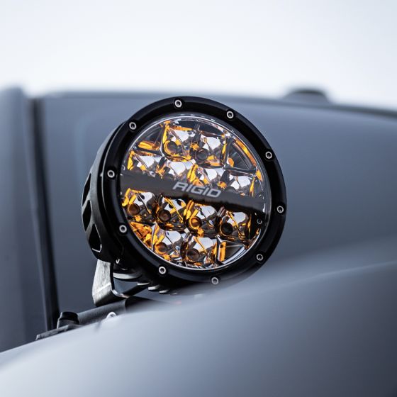 RIGID INDUSTRIES | 360-Series 4 Inch Led Off-Road Spot Optic with Amber Backlight | Pair (36114)