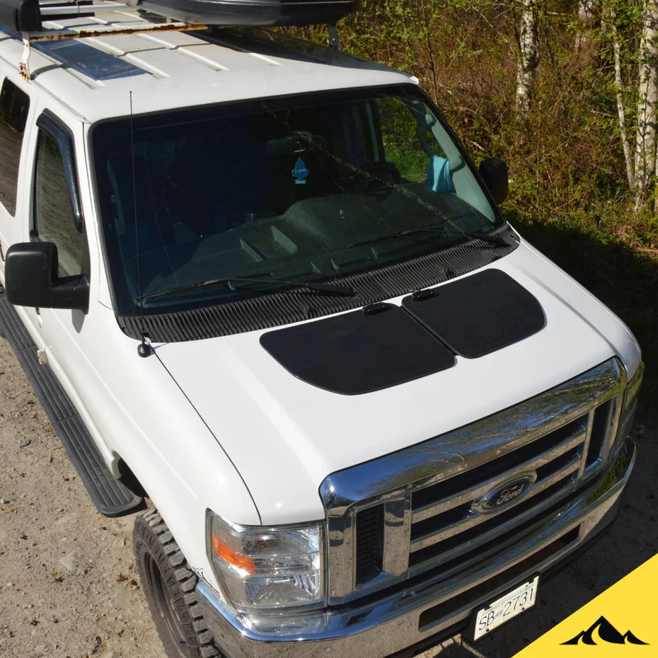 CASCADIA 4X4 | Ford Econoline (1992-2025) Hood Solar Panel VSS System 2.0