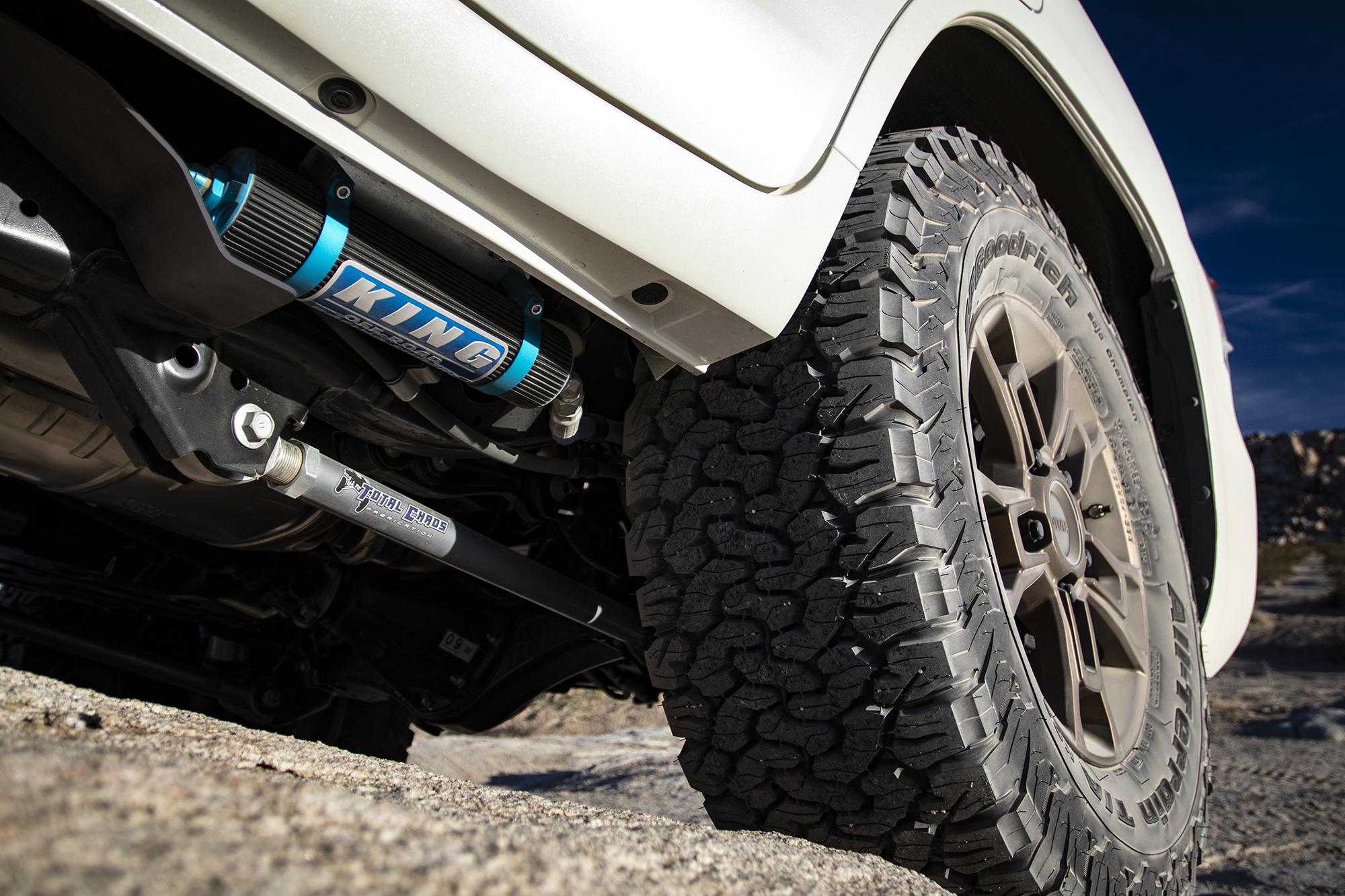 TOTAL CHAOS FABRICATION | Land Cruiser 200 Series (2008 - 2021) King 3.0 Rear Shock Reservoir Shields (58880)