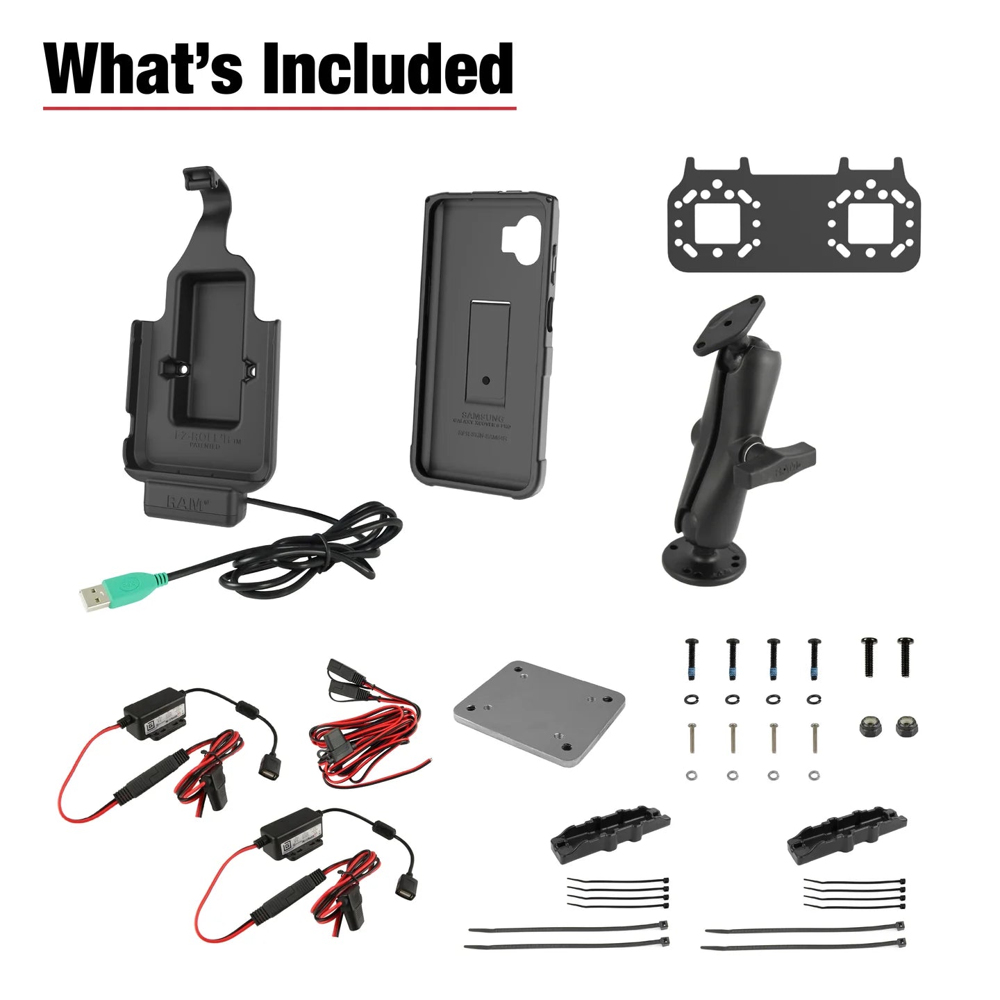 RAM MOUNTS | RAM Aina PTT Voice Responder Bundle for Samsung XCover7 Pro & 6 Pro