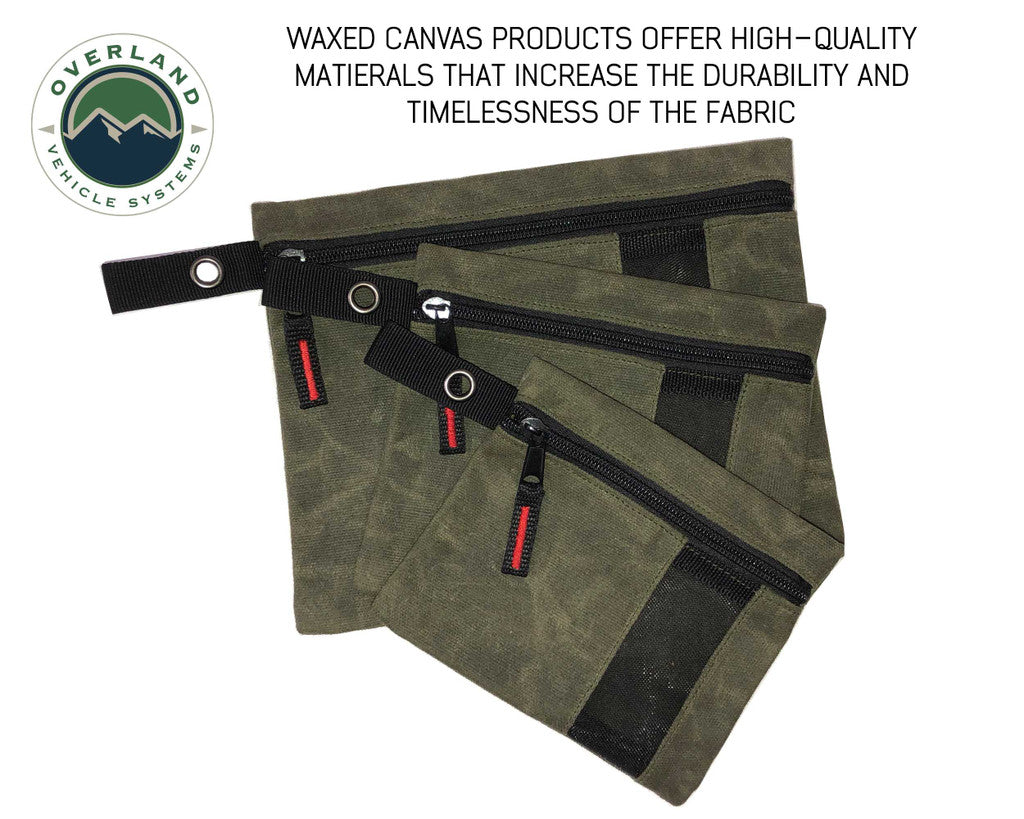 OVERLAND VEHICLE SYSTEMS | Small Bag Set of 3 #12 Waxed Canvas (21069941)