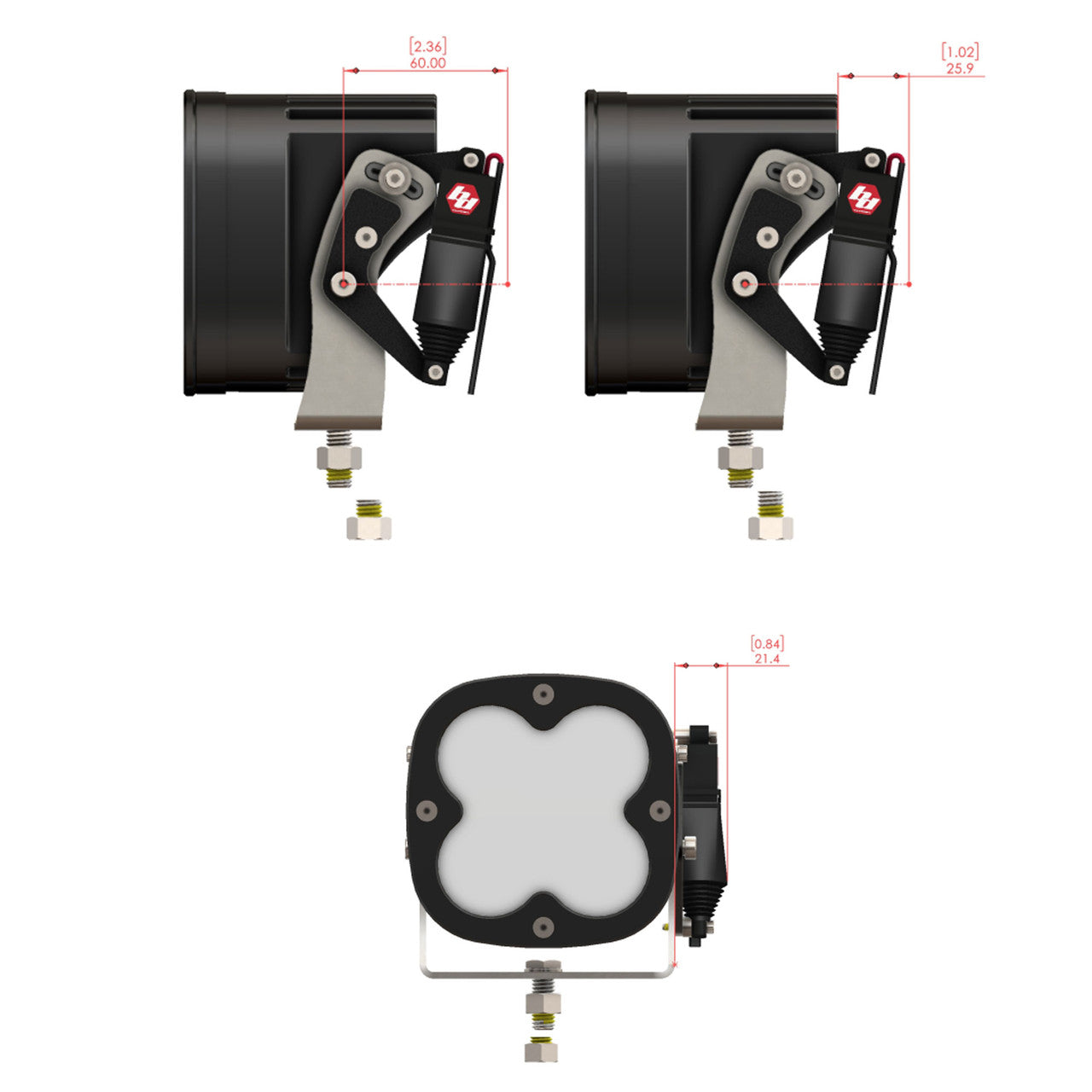 BAJA DESIGNS | Reflex Light Actuator Kit – XL Standard Housing - Universal