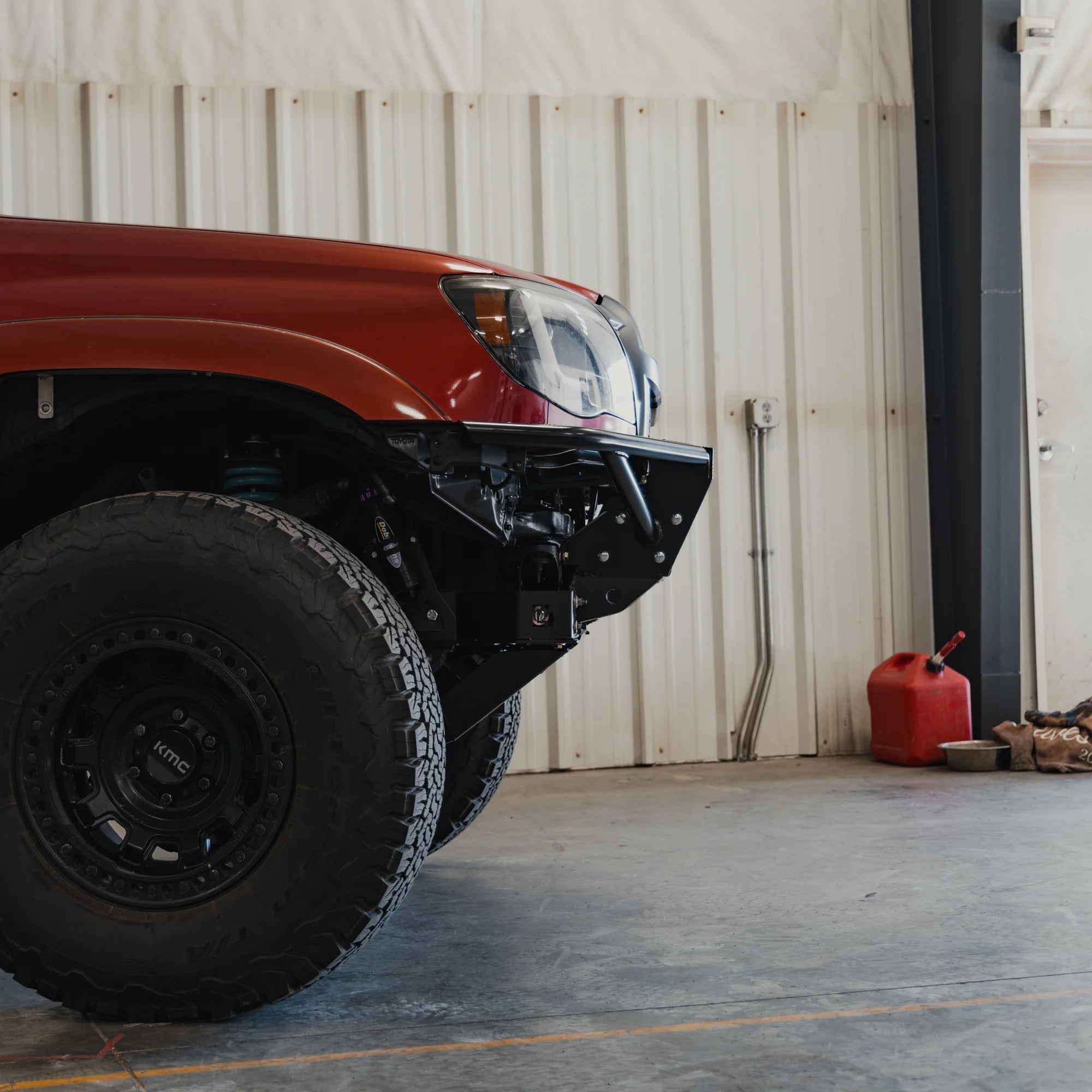 C4 FABRICATION | Tacoma 2nd Gen Rock Runner Front Bumper with Low Bull Bar