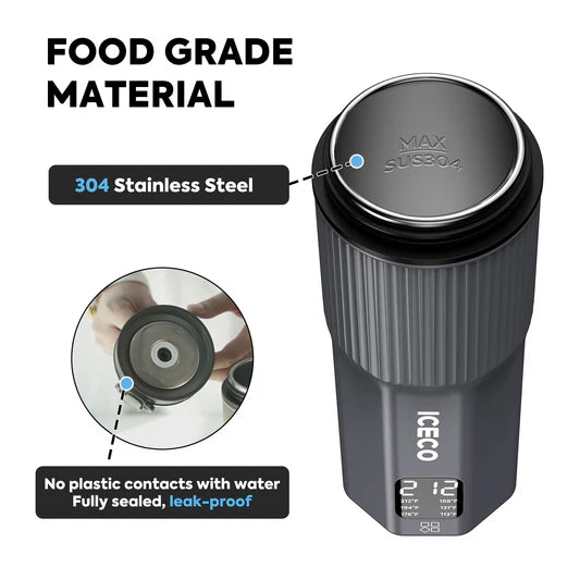 ICECO | Portable Electric Kettle 110V-240V For Travel, Home, Office Use