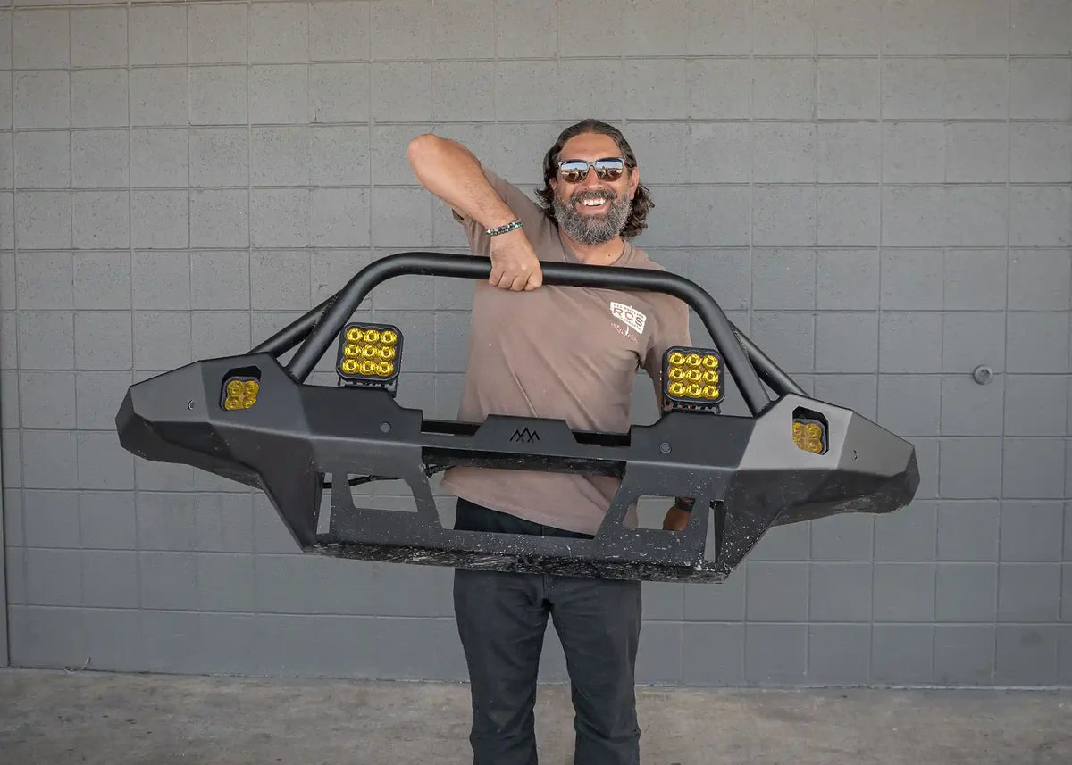 BACKWOODS ADVENTURE MODS | Tacoma 4th Gen (2024-2026) Hi-Lite Overland Front Bumper Prerunner Bull Bar (BWTT4F-9870)