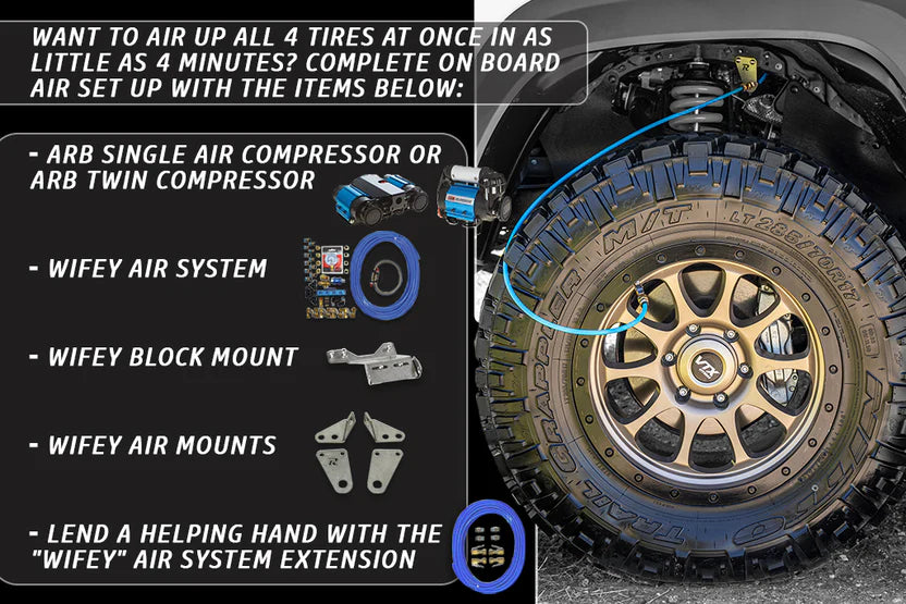RAGO FABRICATION | Tacoma 3rd Gen 2016-2023 Air Compressor Mount (R1519TTACARB-NB)