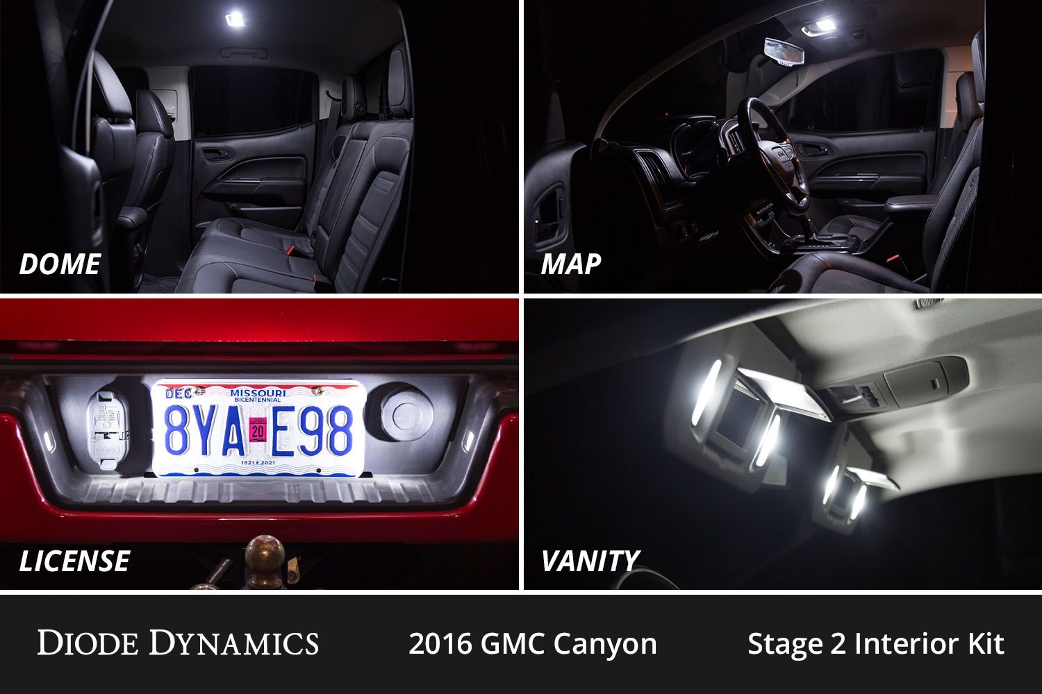 DIODE DYNAMICS | GMC Canyon 2015-2022 Interior LED Conversion Kit