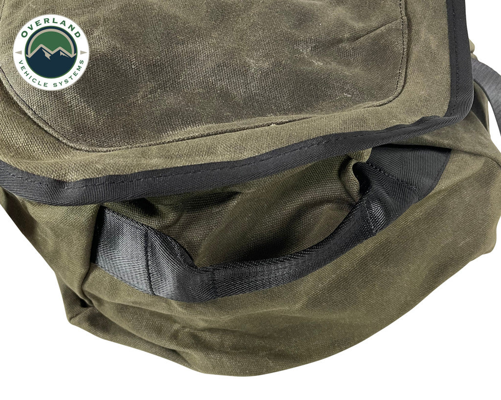 OVERLAND VEHICLE SYSTEMS | Large Duffle With Handle And Straps #16 Waxed Canvas (21029941)