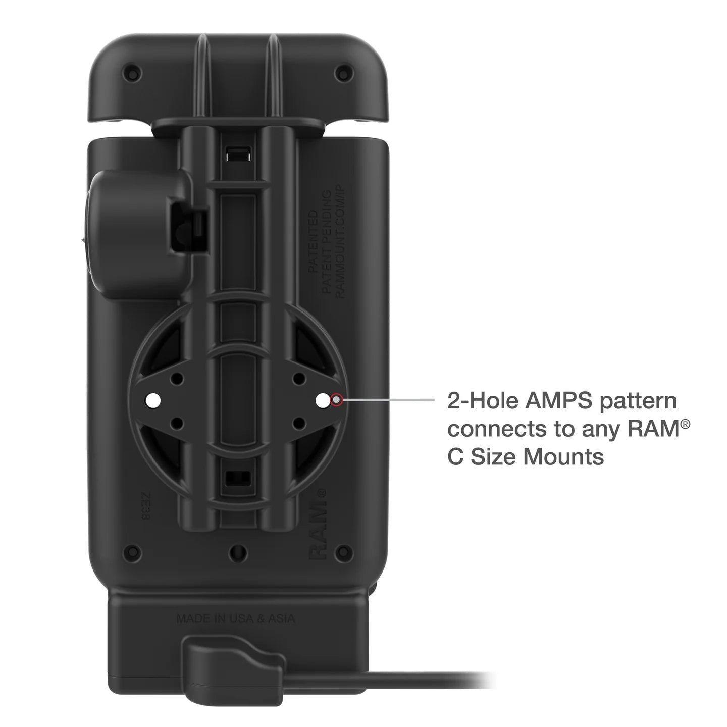 RAM MOUNTS | RAM Powered Vehicle Dock for XCover7 Pro & 6 Pro Without Case