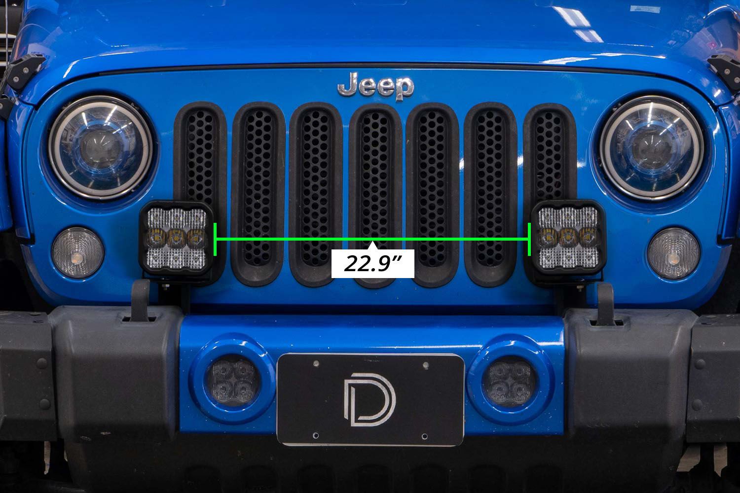 DIODE DYNAMICS | Jeep JK Wrangler 2007-2018 SS5 Bumper LED Pod Light Kit