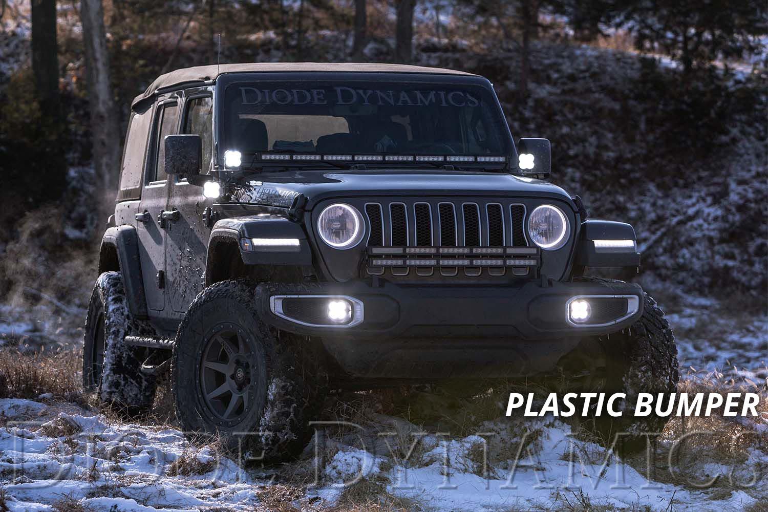 DIODE DYNAMICS | Jeep JL Wrangler 2018-2024 SS3 LED Fog Light Kit