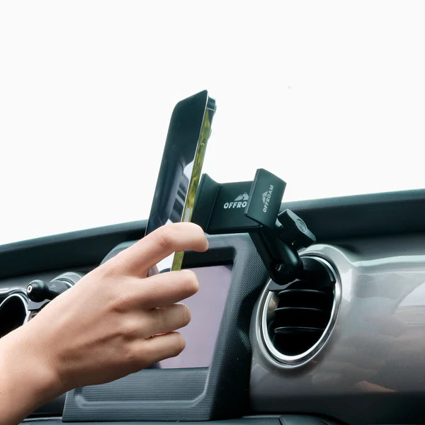 OFFROAM | Jeep Wrangler & Gladiator 2018-2023 Phone Mount, Airvent (EE20005)