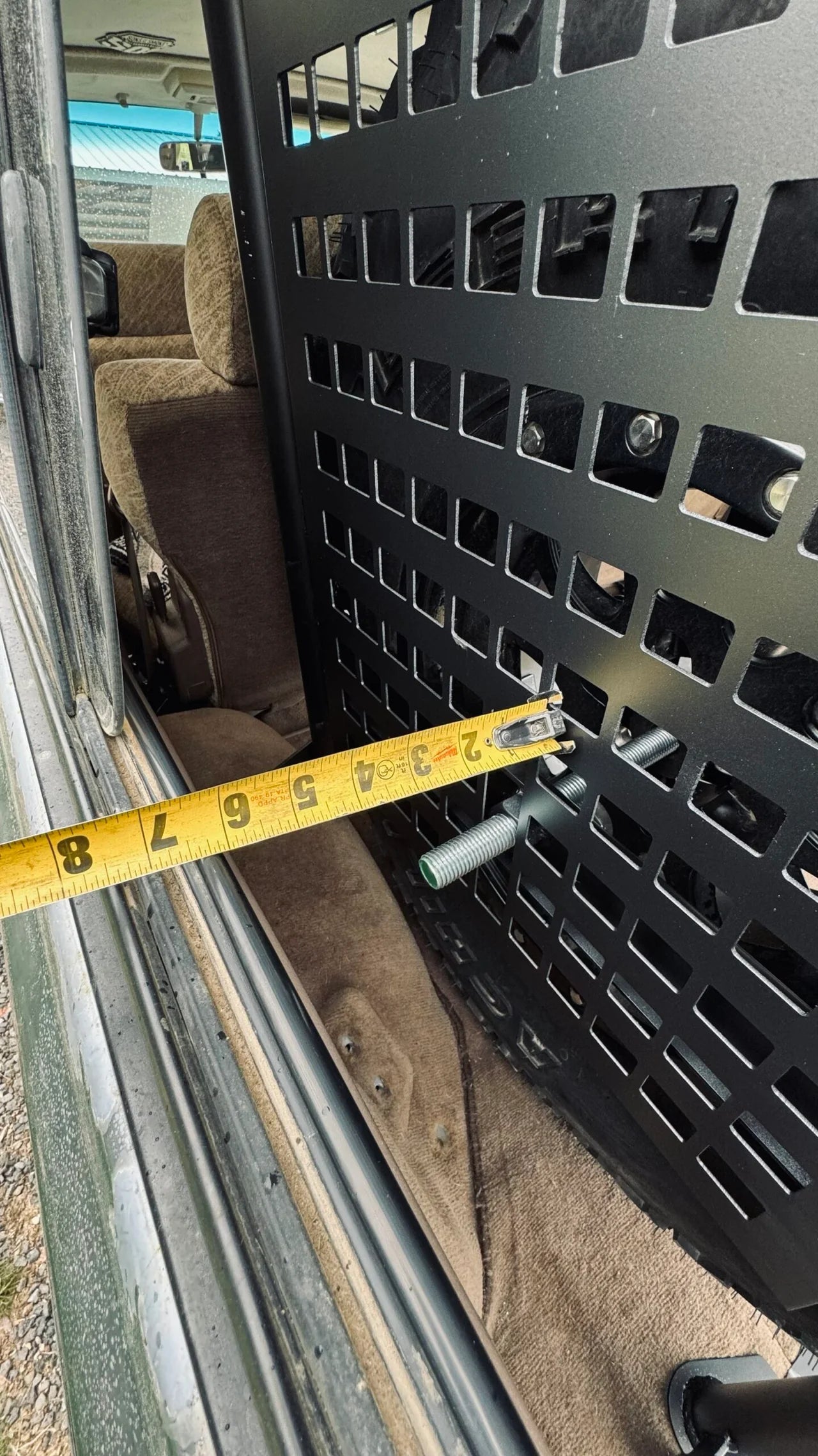 BELLFAB | Interior Tire Carrier - Molle Panel