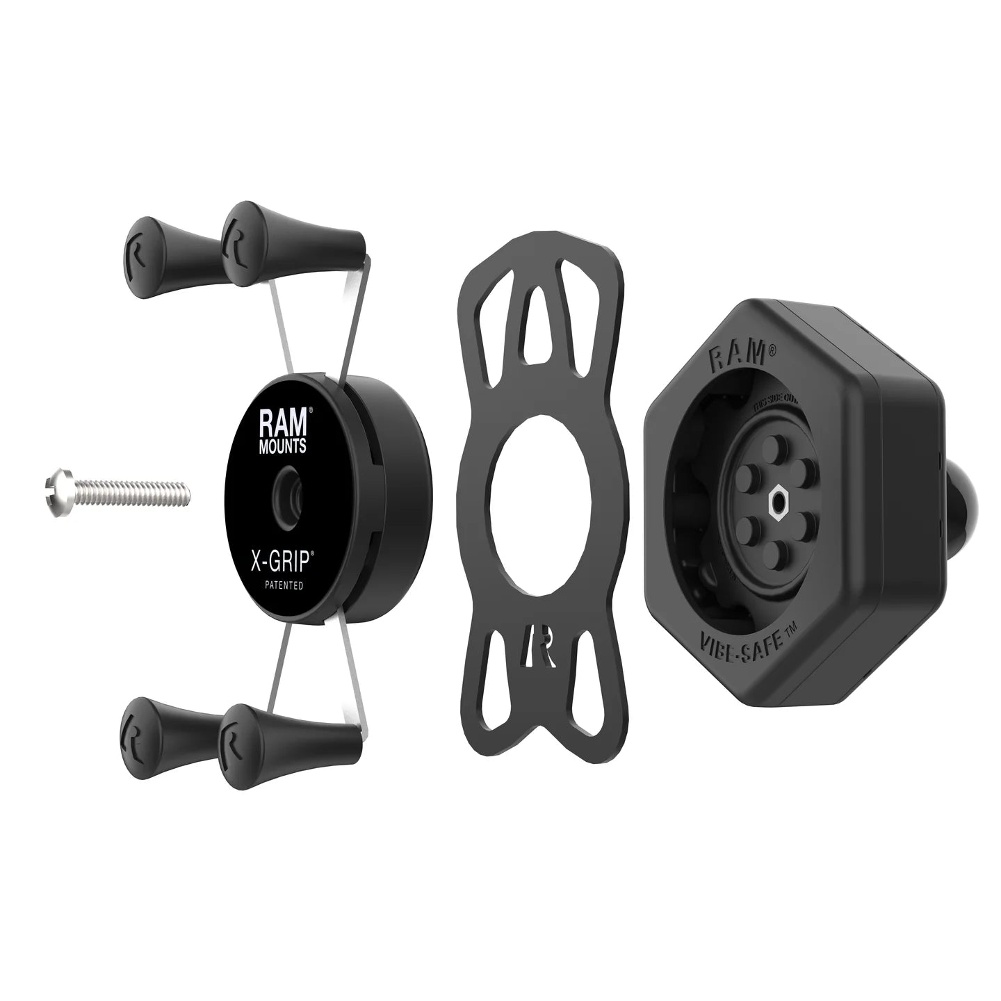 RAM MOUNTS | RAM X-Grip Phone Holder with Ball & Vibe-Safe Adapter