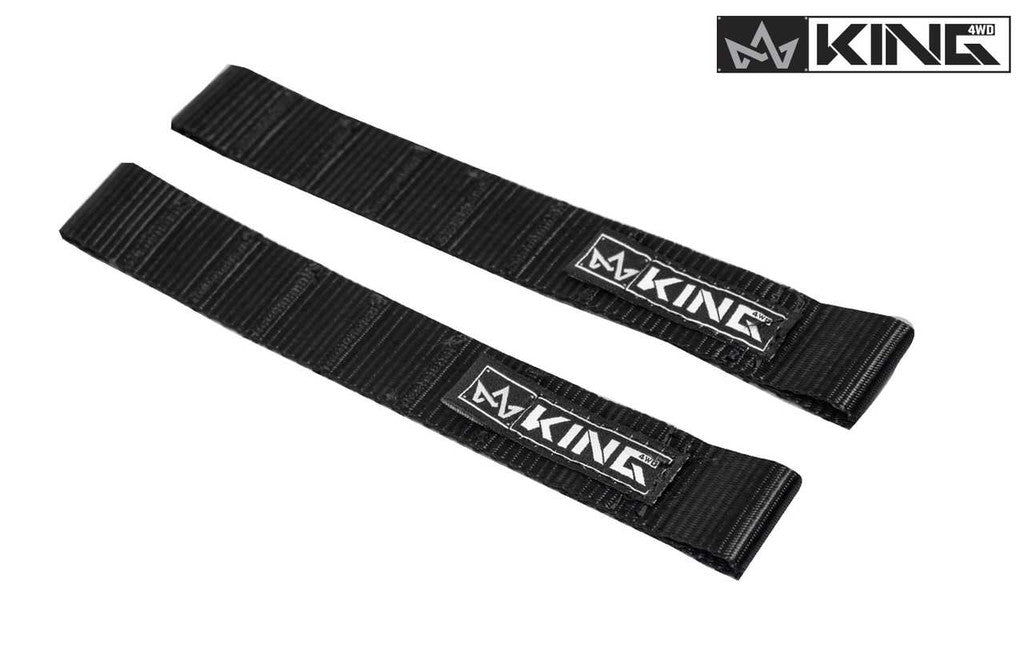 KING 4WD | Heavy-Duty Adjustable Door Straps for Jeeps (16010001)