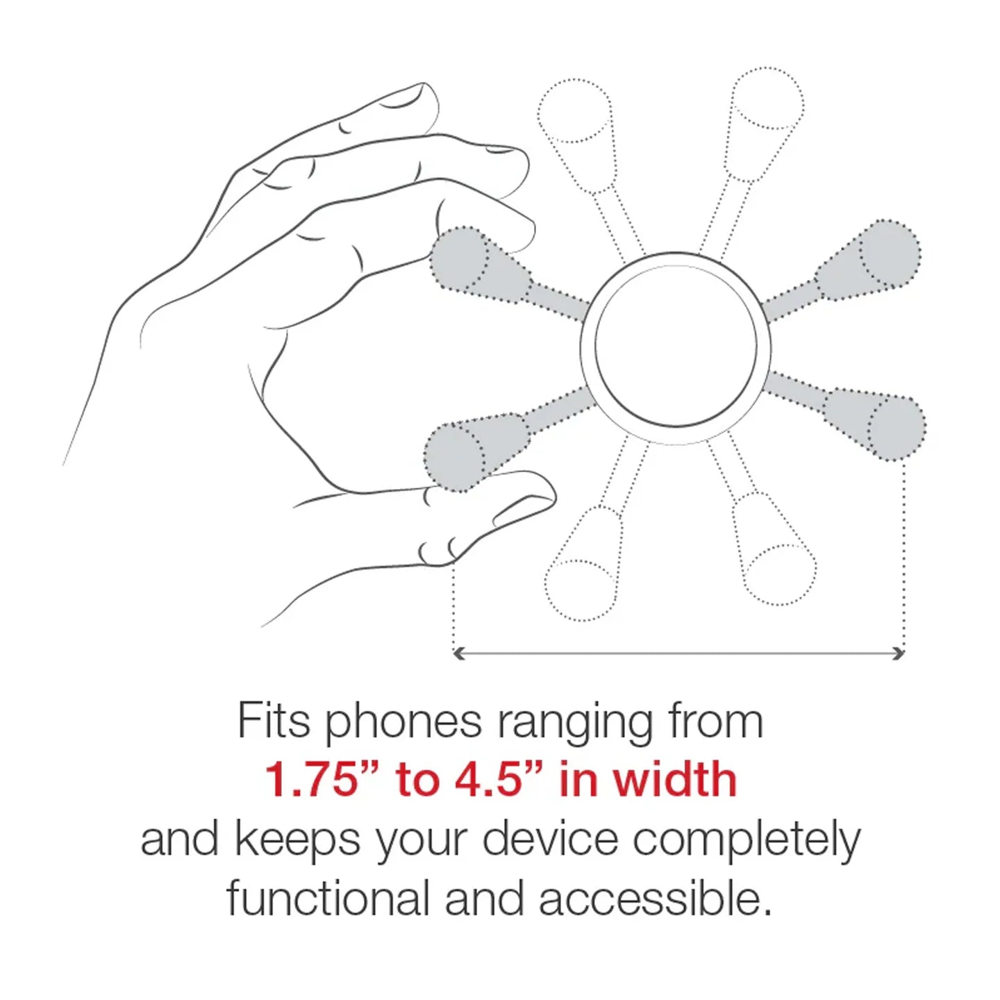 RAM MOUNTS | RAM X-Grip Large Phone Holder with RAM Snap-Link Socket