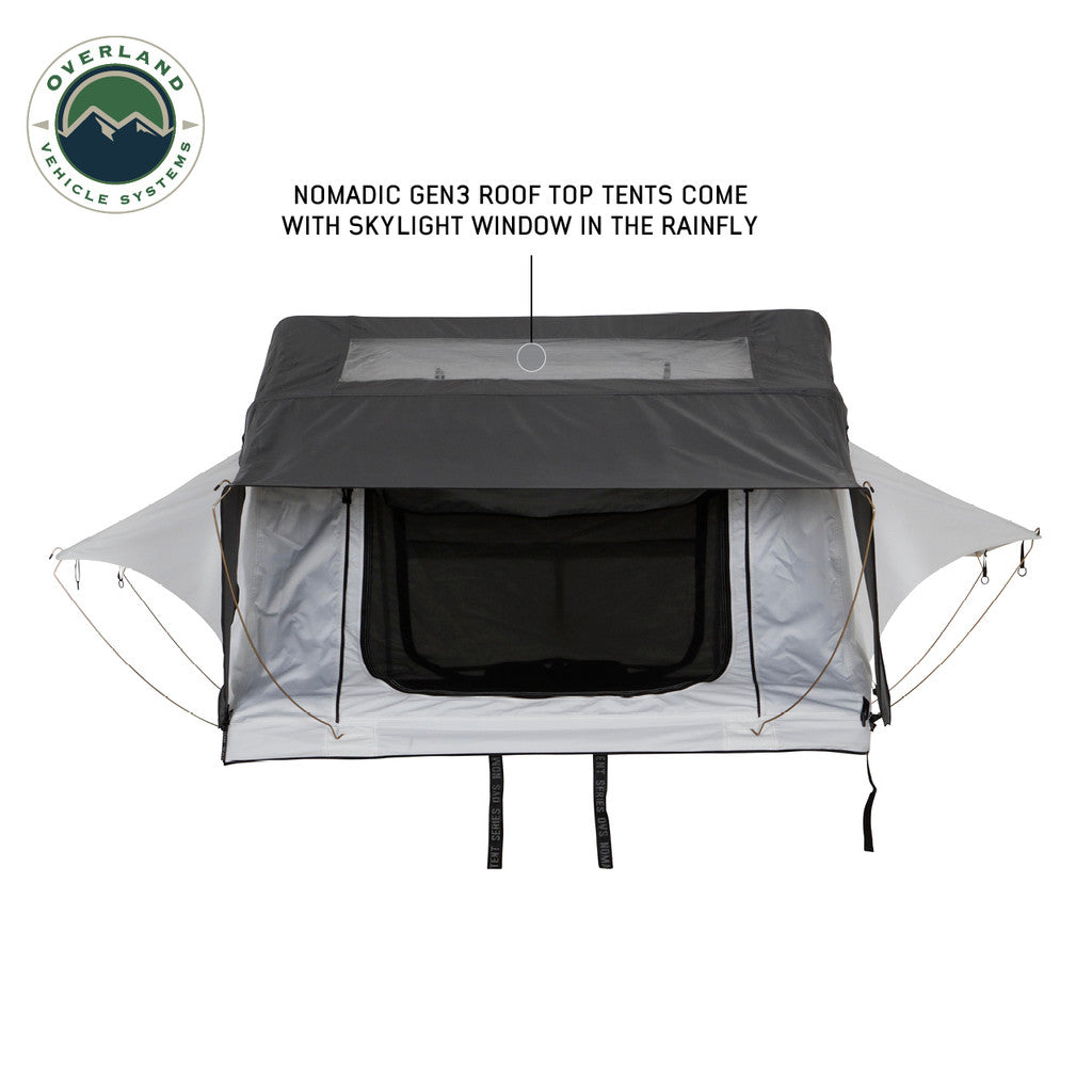 OVERLAND VEHICLE SYSTEMS | Nomadic 3 Arctic Extended Roof Top Tent (18339926)