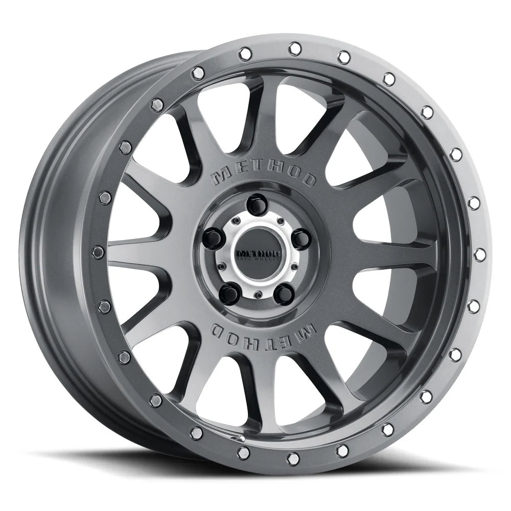 METHOD RACE WHEELS | 605 NV Gloss Titanium Standard Single Wheel (MR60521060824N)