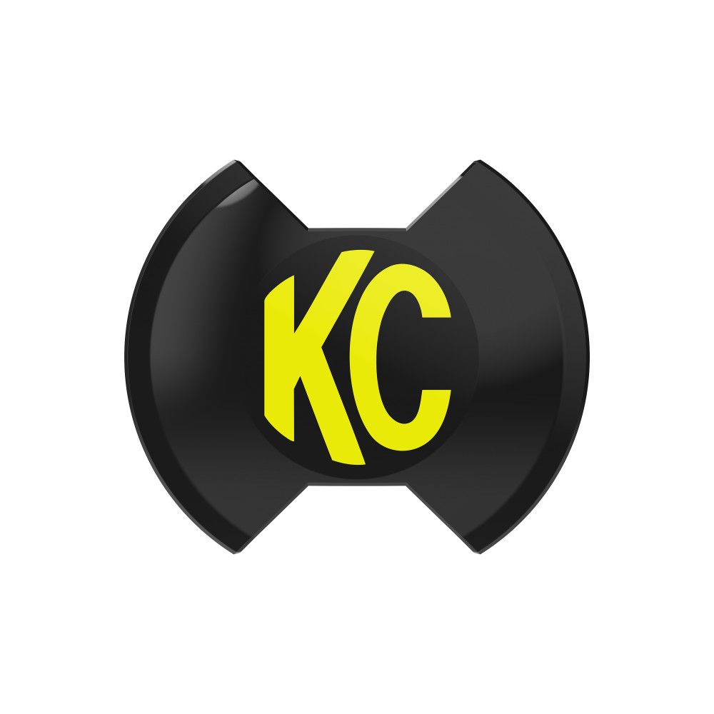 KC HILITES | SlimLite 8" LED Light Cover Black (5206)