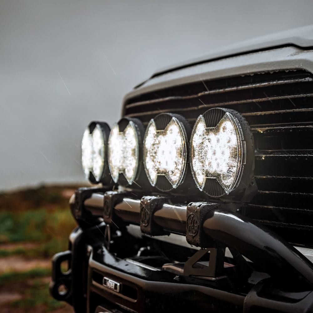KC HILITES | SlimLite 8" LED Light Shield Clear (5207)