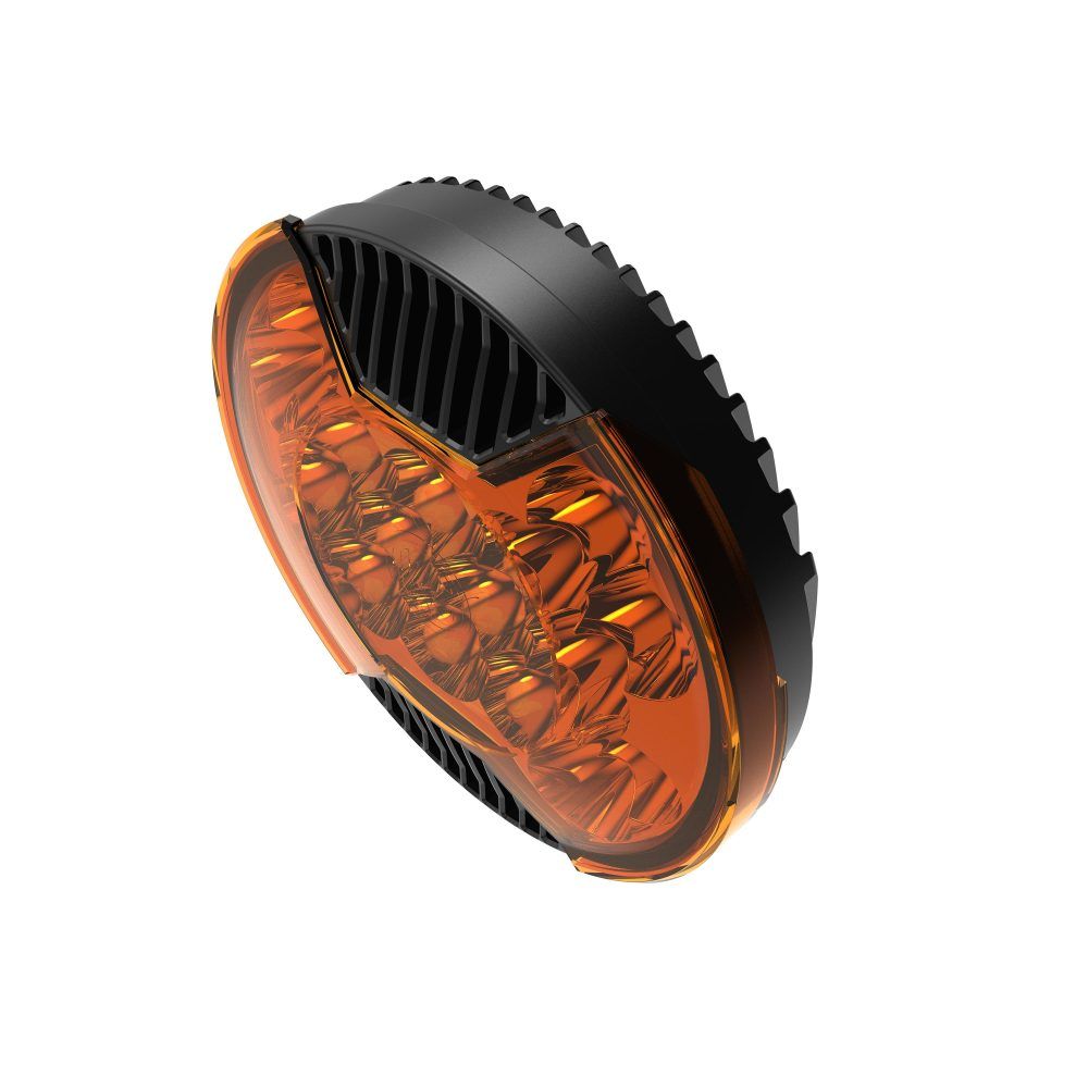 KC HILITES | SlimLite 8" LED Light Shield Amber (5208)