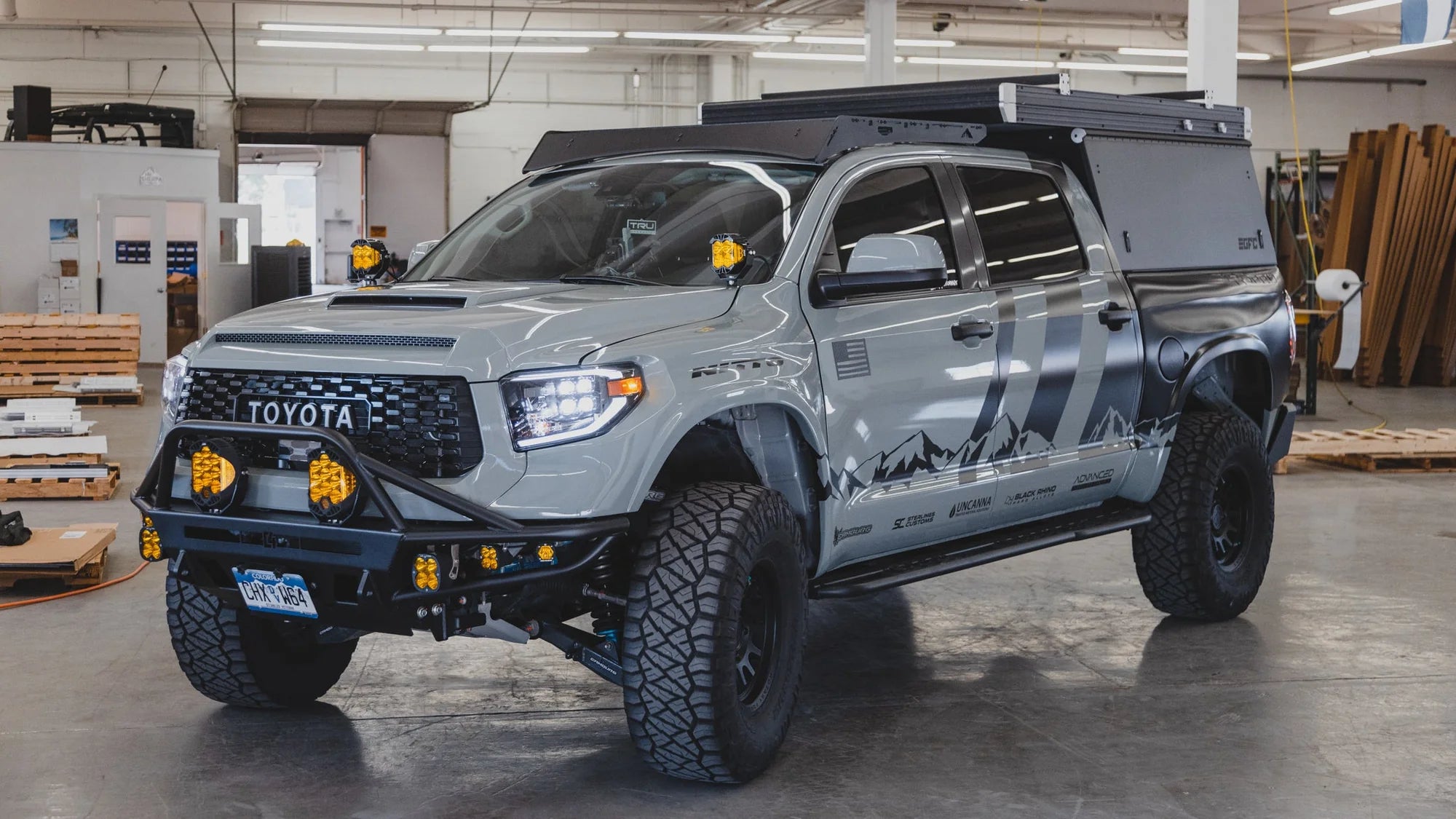 C4 FABRICATION | Tundra 2nd Gen The Bear Paw Camper Roof Rack