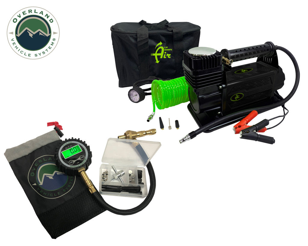 UP DOWN AIR | EGOI Air Compressor System 5.6 CFM and Digital Tire Deflator - Combo Kit (55-1001)