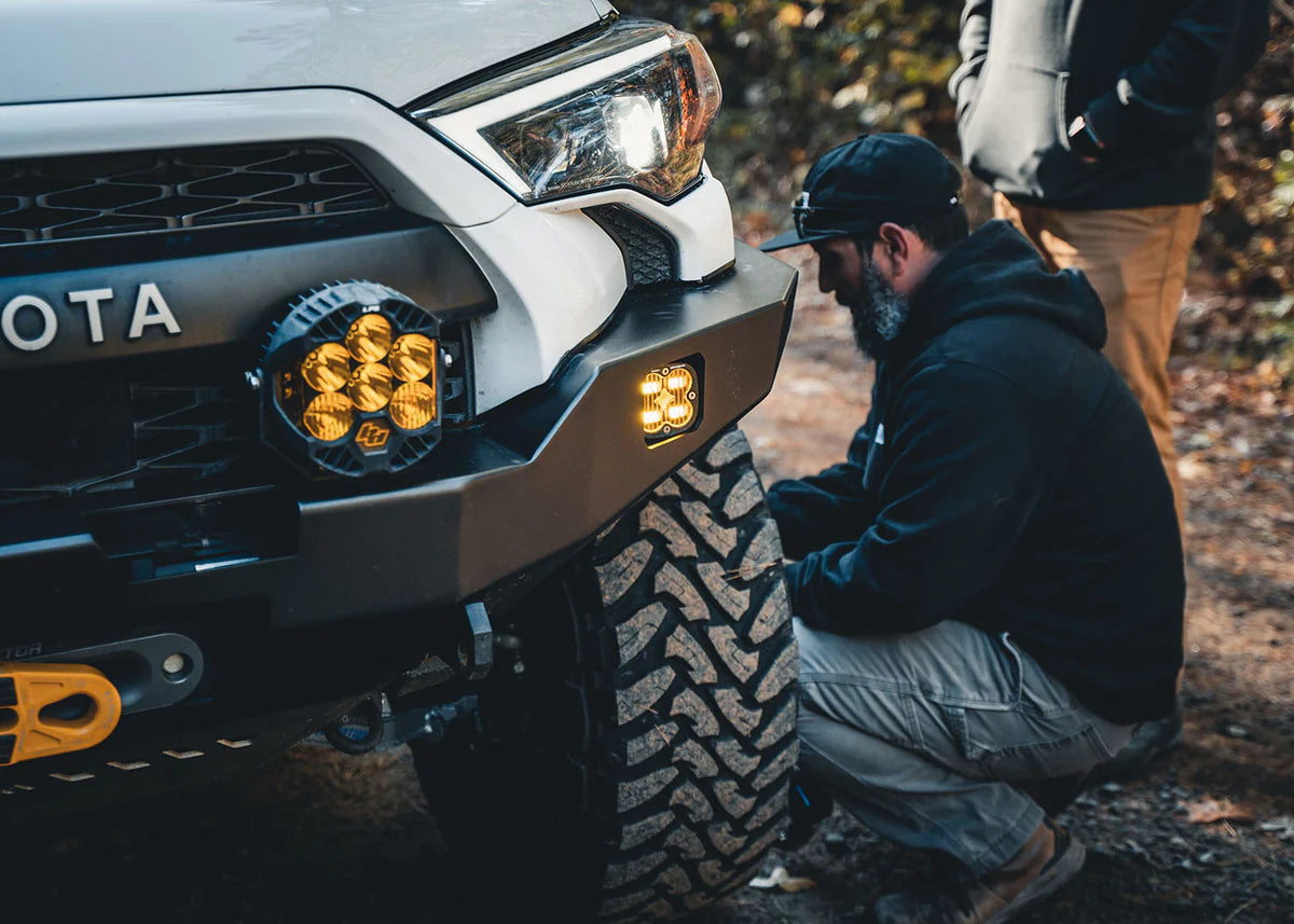 BACKWOODS ADVENTURE MODS | 4Runner 5th Gen 2010-2024 Hi-Lite Overland Front Bumper No Bull Bar (BWT4R5-103XXBBB)