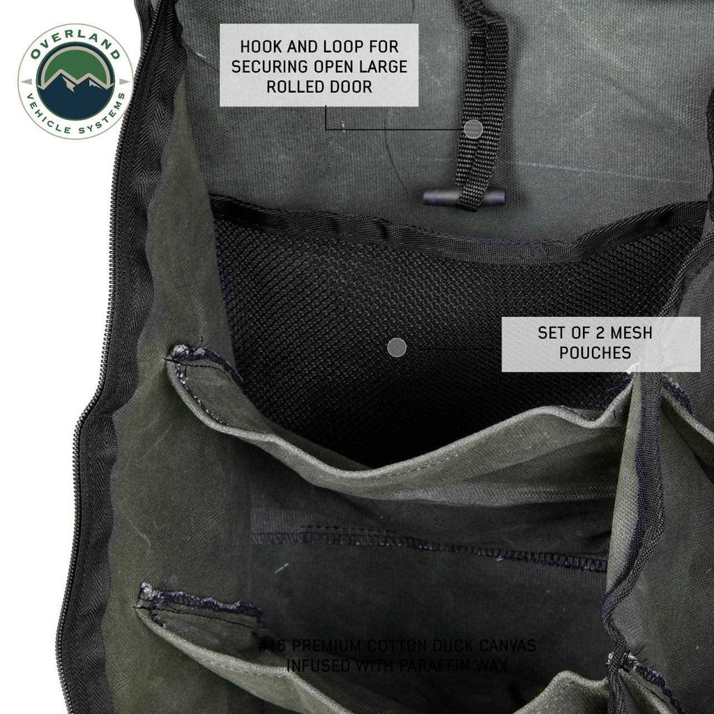 OVERLAND VEHICLE SYSTEMS | Camping Storage Bag #16 Waxed Canvas (21139941)