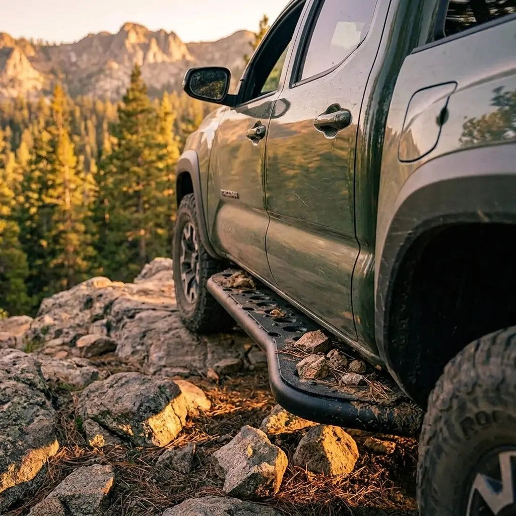CALI RAISED | Tacoma 3rd & 2nd Gen (2005-2023) Step Edition Rock Slider