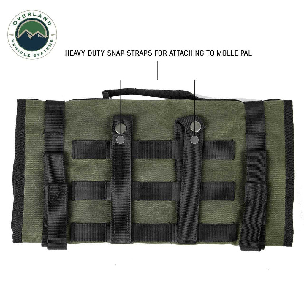 OVERLAND VEHICLE SYSTEMS | Rolled Bag First Aid #16 Waxed Canvas Universal (21109941)