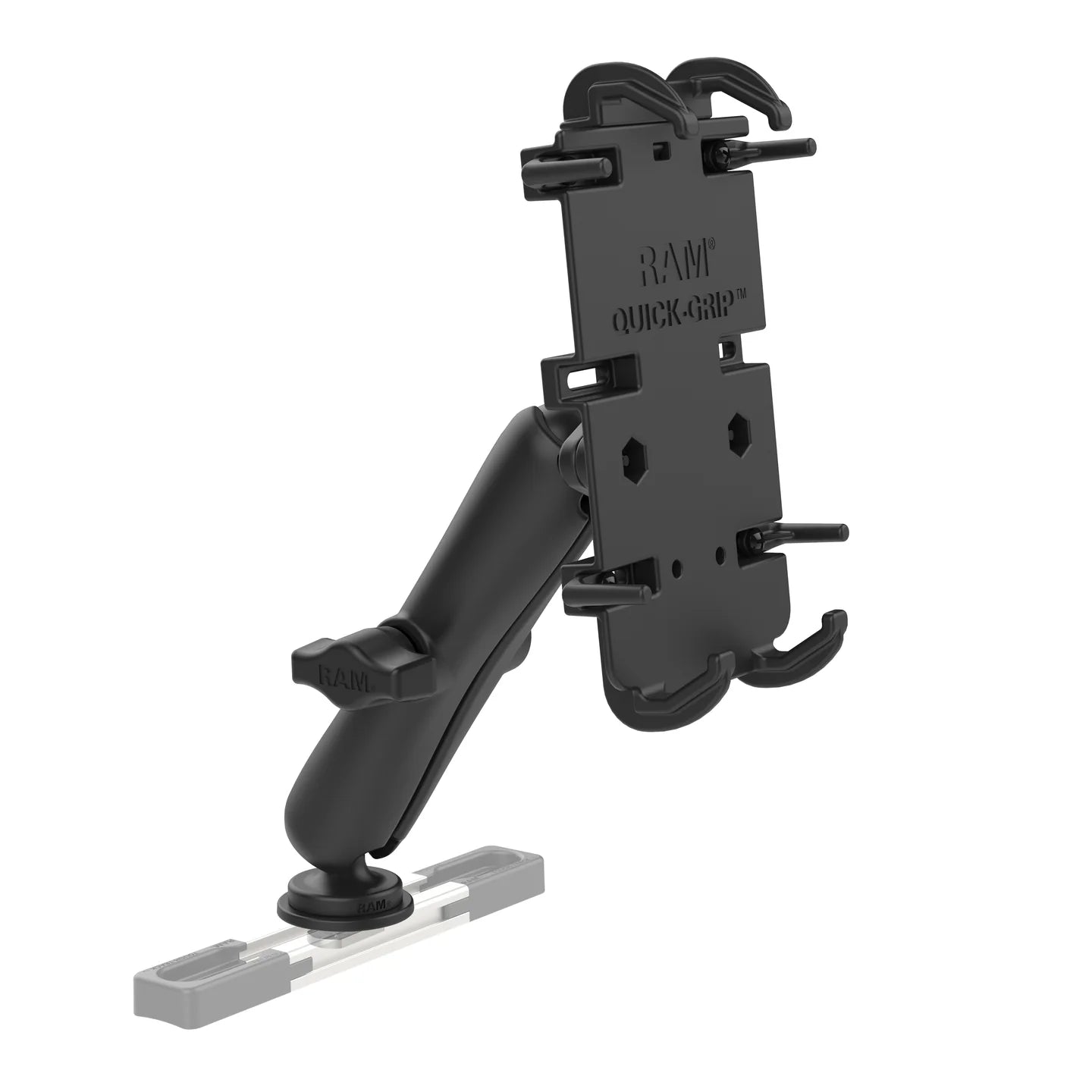 RAM MOUNTS | RAM Quick-Grip XL Phone Mount with Track Ball Base - Long