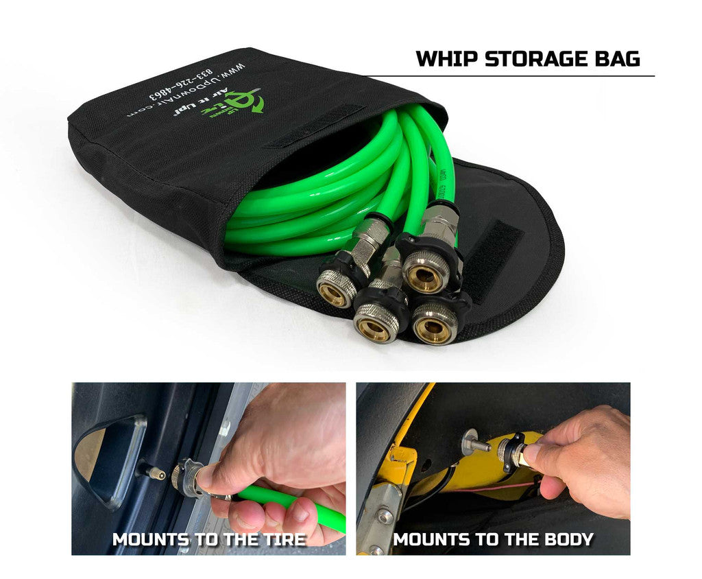 UP DOWN AIR | GEN 2 4 Tire Inflation System Universal With Box, Fittings, Hoses & Storage Bag (88-9999)