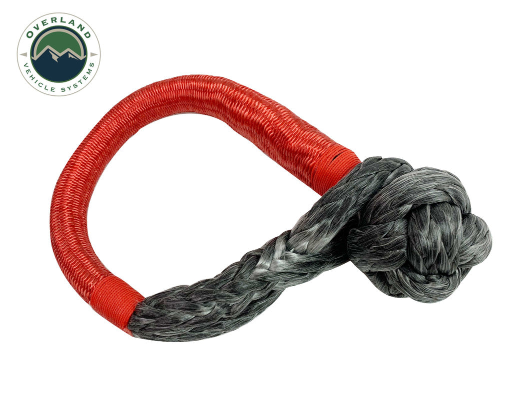 OVERLAND VEHICLE SYSTEMS | Combo Pack Soft Shackle 5/8" 44,500 lb & Recovery Ring 6.25" 45,000 lb (19-6580)