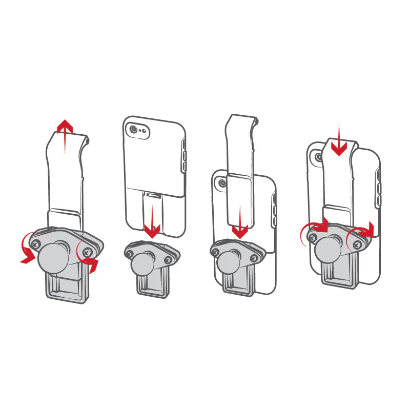 RAM MOUNTS | RAM Twist-Lock Suction Cup Mount for OtterBox uniVERSE Phone Cases