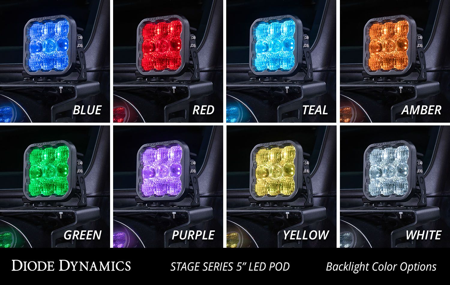 DIODE DYNAMICS | SS5 White Sport LED Pod (Pair)