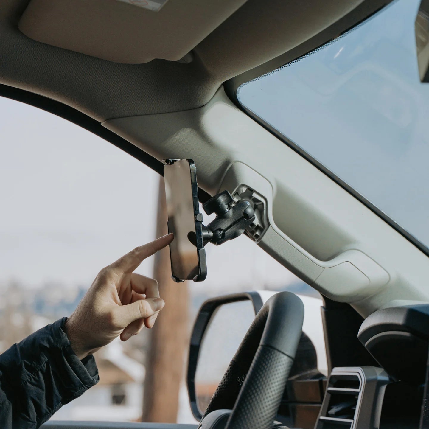 RAM MOUNTS | RAM Form-Fit Holder for Apple iPhone 13, 13 Pro, 14, 14 Pro, 15 & 16