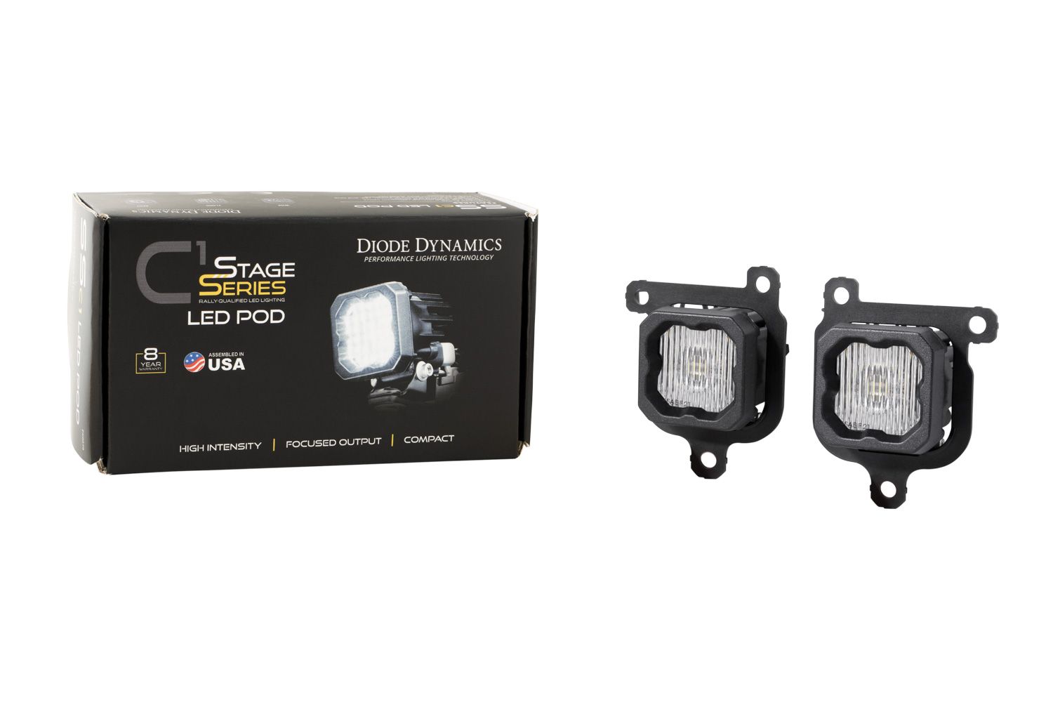DIODE DYNAMICS | Ford Bronco Sport 2021-2025 SSC1 LED Fog Light Kit