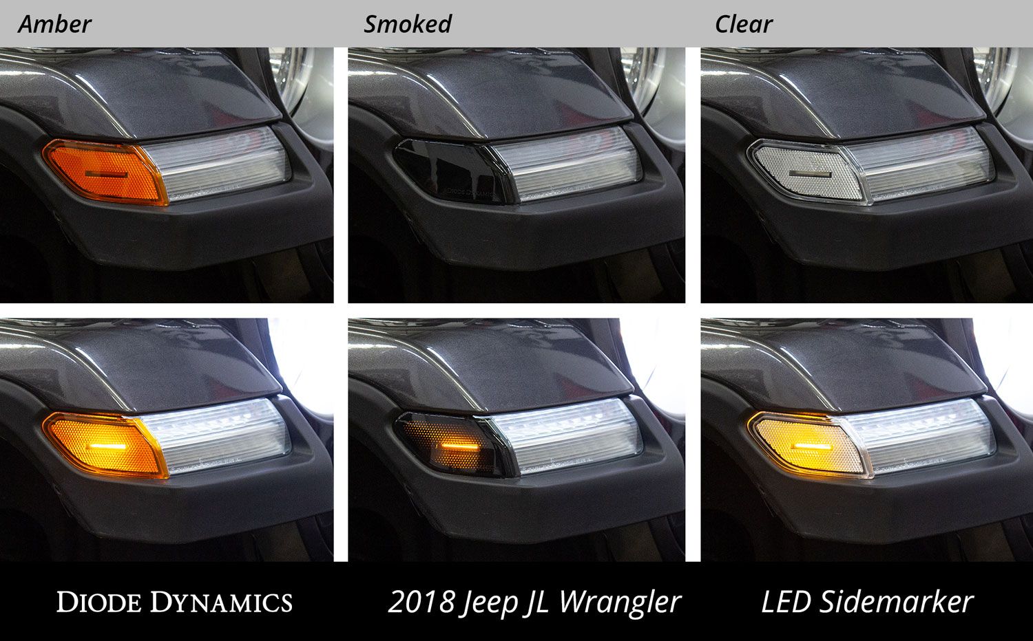 DIODE DYNAMICS | Jeep Gladiator 2020-2025 LED Sidemarkers (Pair)