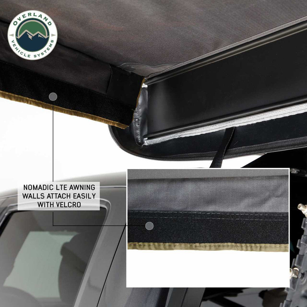 OVERLAND VEHICLE SYSTEMS | Nomadic 180 LTE Awning Wall with Windows (18159919)