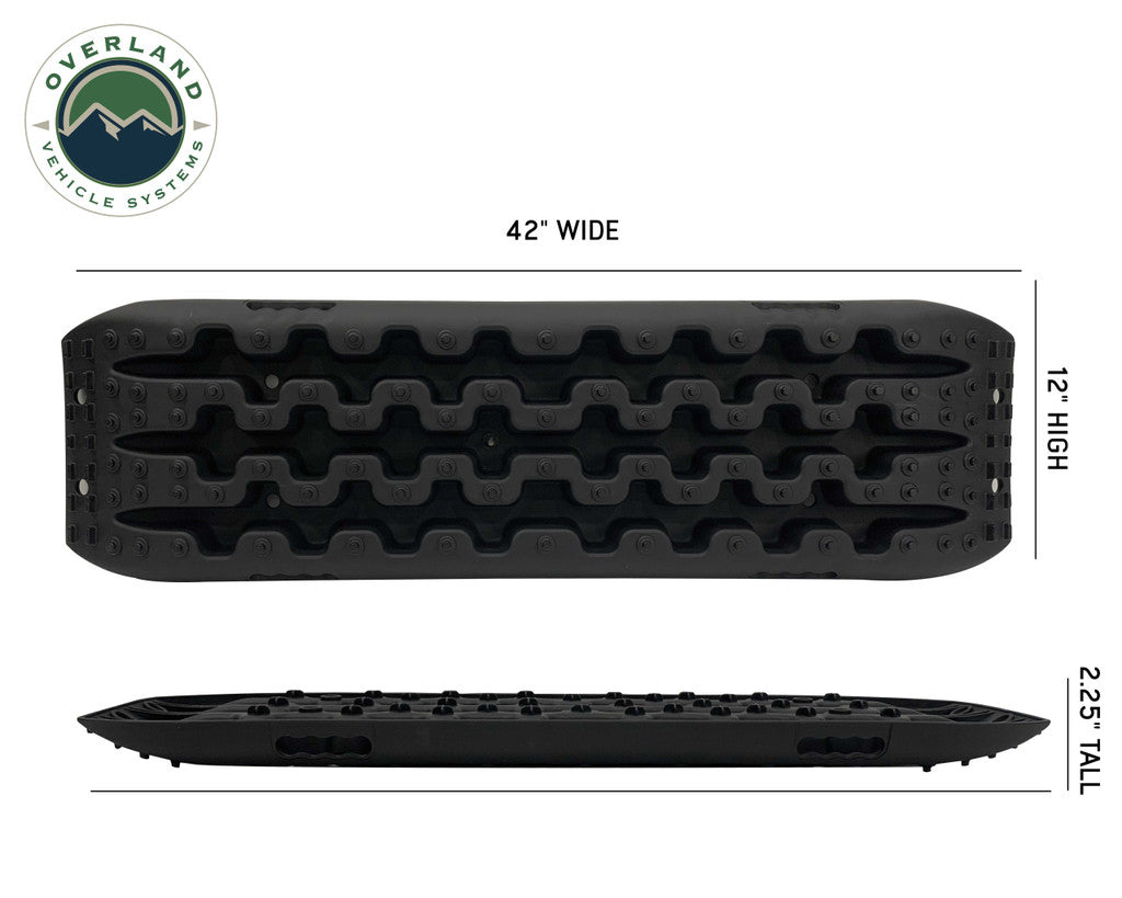 OVERLAND VEHICLE SYSTEMS | Recovery Ramp With Pull Strap and Storage Bag - Gray/Black Universal (19169910)