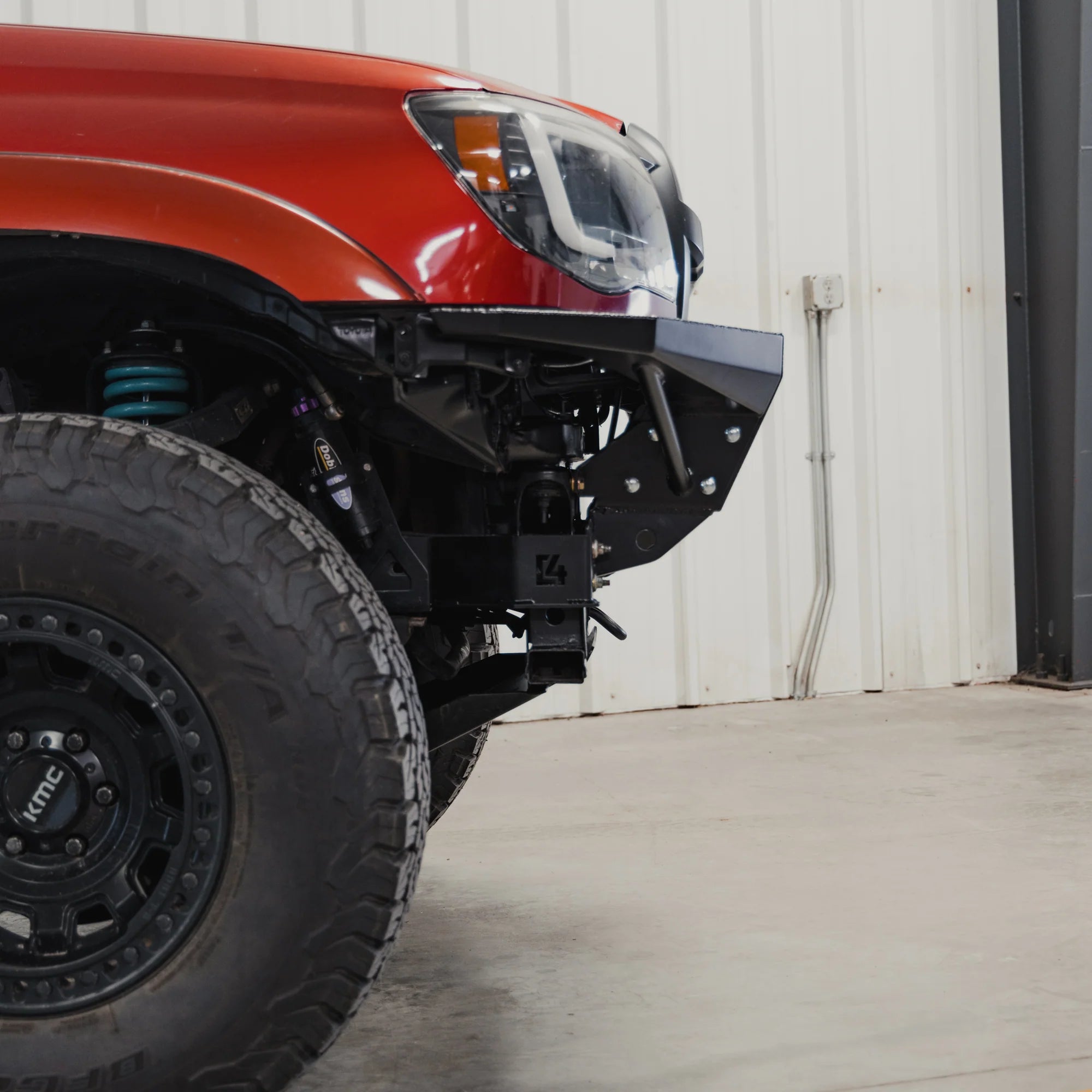 C4 FABRICATION | Tacoma 2nd Gen Rock Runner Front Bumper with Low Bull Bar