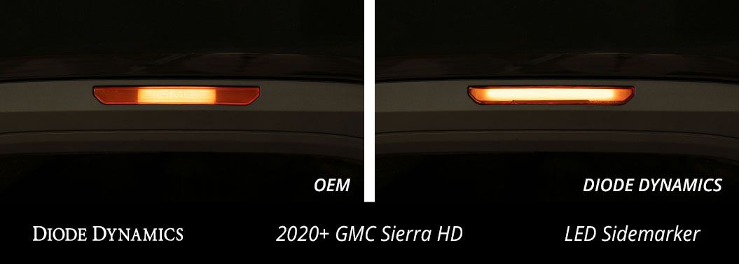 DIODE DYNAMICS | GMC Sierra HD 2500/3500 2020-2023 LED Sidemarkers (Set)